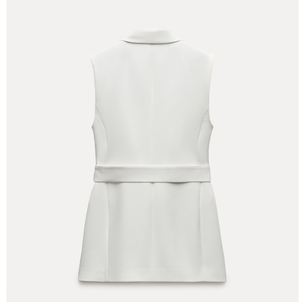 ❌️SOLD❌️TUXEDO COLLAR VEST ZW COLLECTION SIZE S - Picture 9 of 14